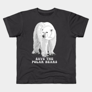 Save the Polar Bears Kids T-Shirt